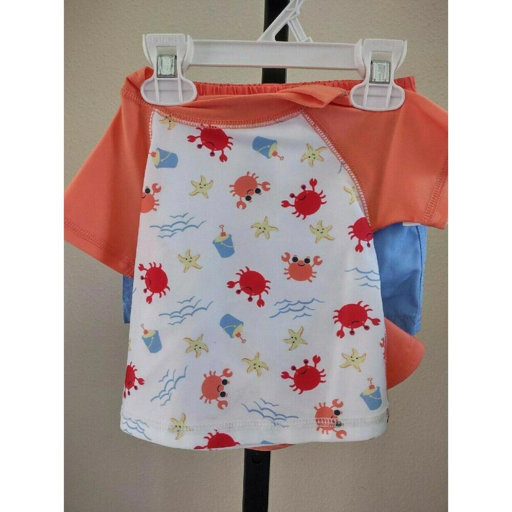 Nwt First Impressions Infant Boy's 3 PC Swim Set Size 3-6M
